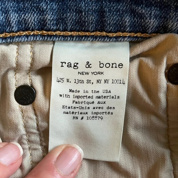 Rag & Bone New York Standard Issue Fit 2 Slim Leg Jeans/Denim - Picture 12 of 14